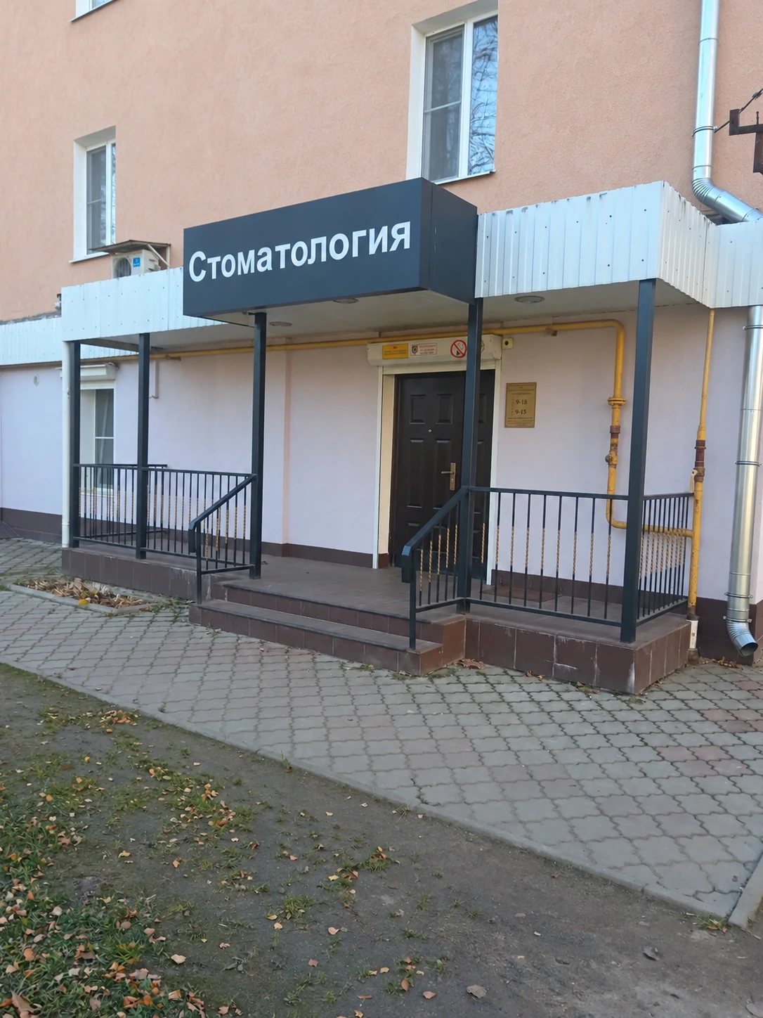 Фасад стоматологической клиники Мега в Тейково